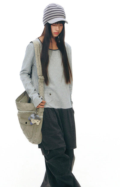 Y2Kロングスリーブワンピース