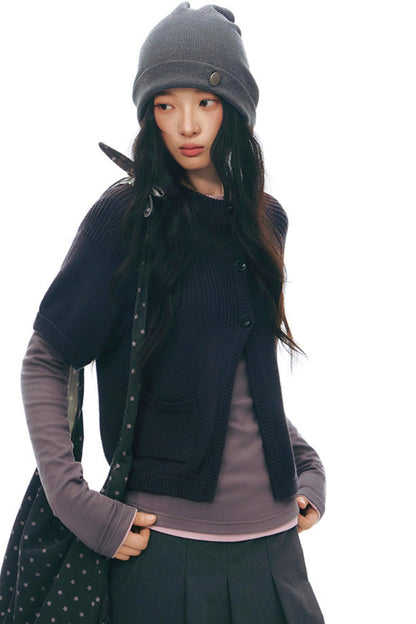 Y2Kニットカーディガン