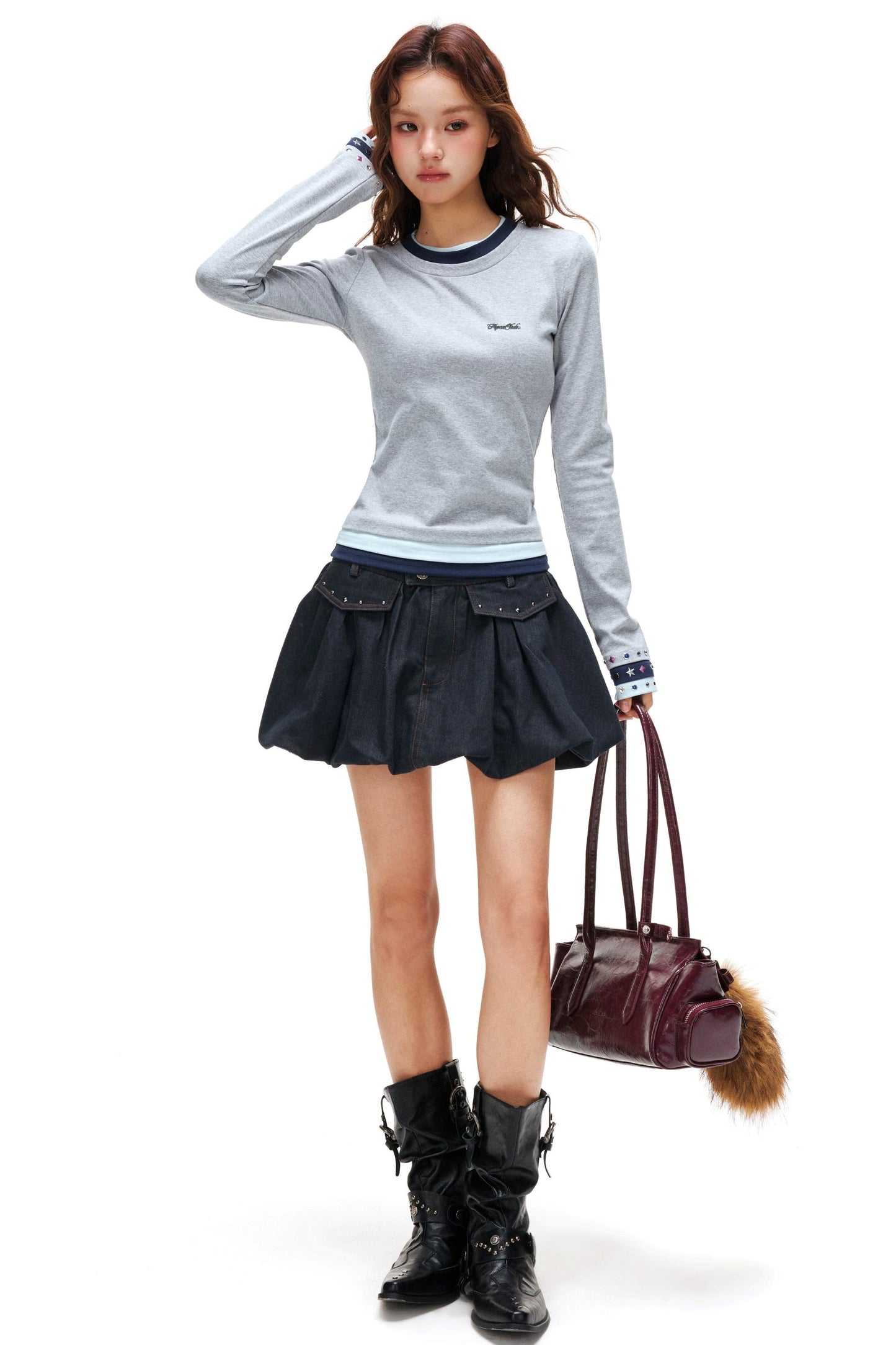 Floral Bad Balloon Skirt