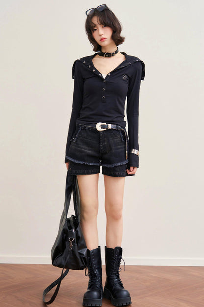 Rock-Symphony-Jeansshorts