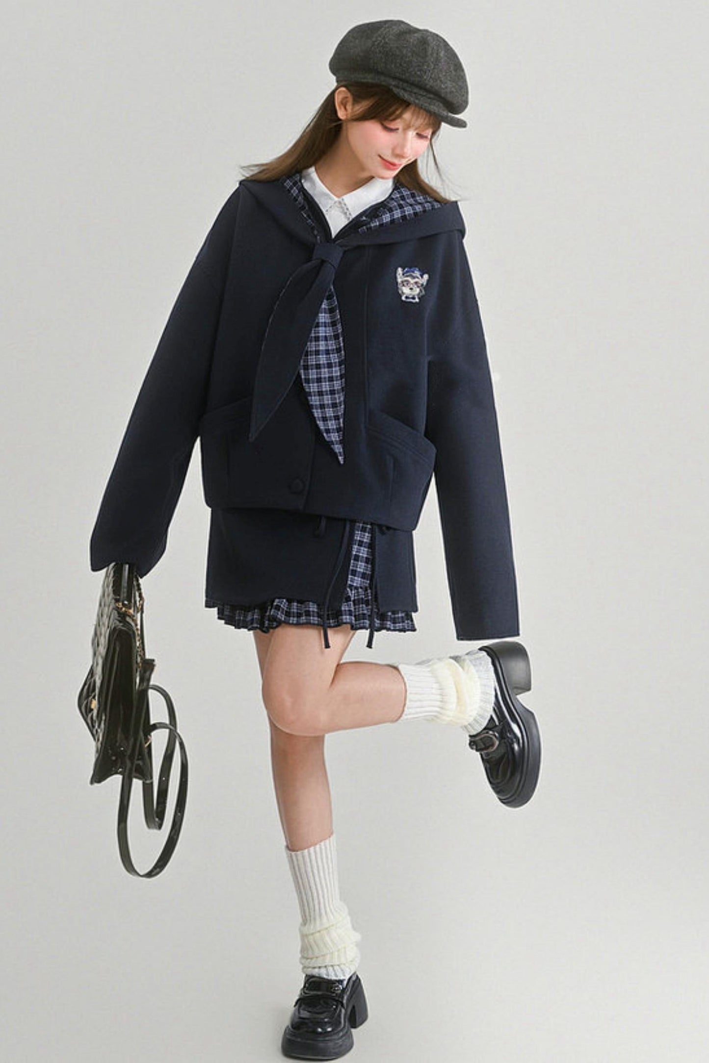 Tribal Patchwork Hooded Jacket