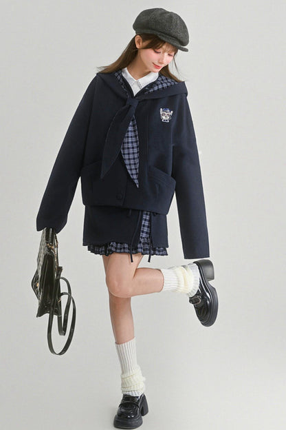 Tribal Patchwork Hooded Jacket