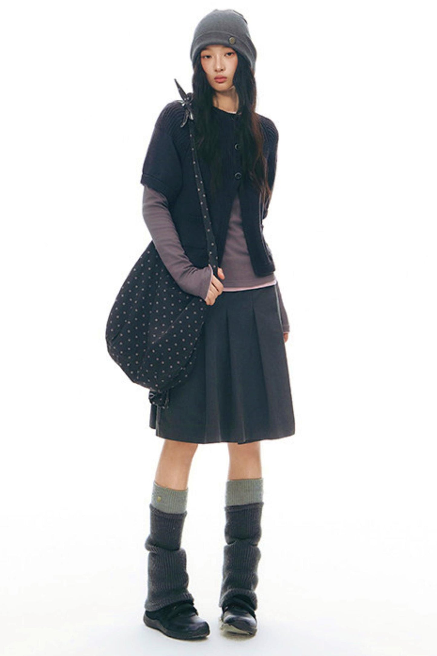 Y2Kニットカーディガン