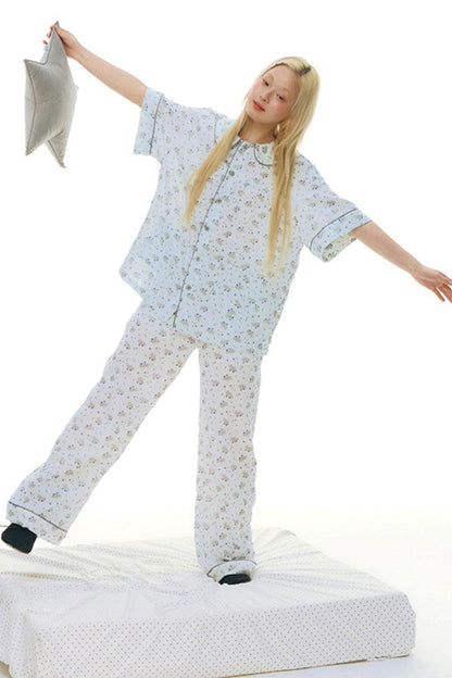 Custom Pony Printed Pajama Top + Pants