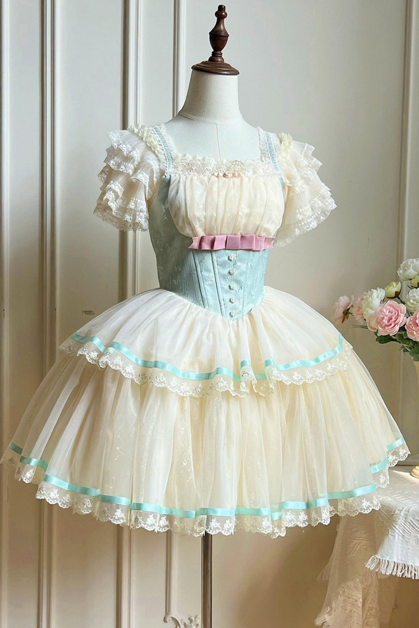 透けフリルお姫様トップス