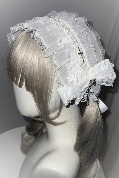 Gothic Young Lady Lace Dress + Accessories