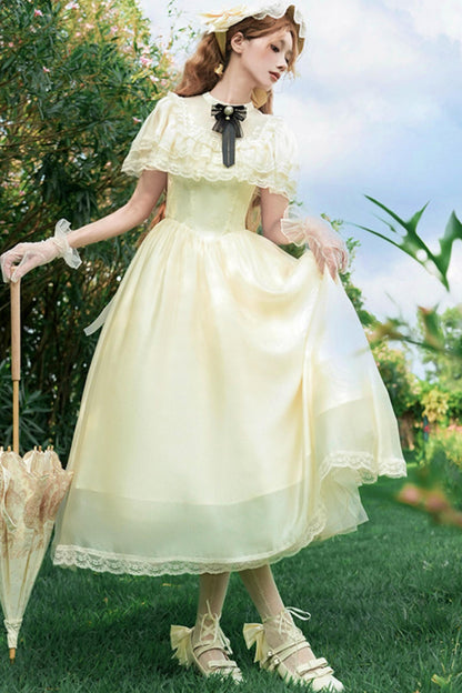 ツインエドワードカラーロリータドレス