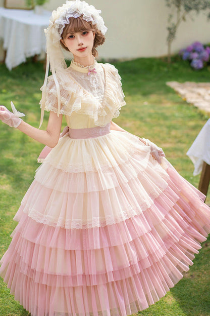 Sweet Gradient Princess Dress + Accessories