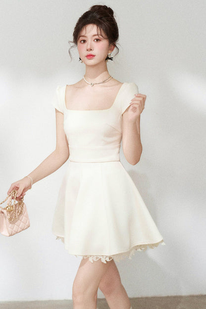 Lace Patchwork Sweet Dress