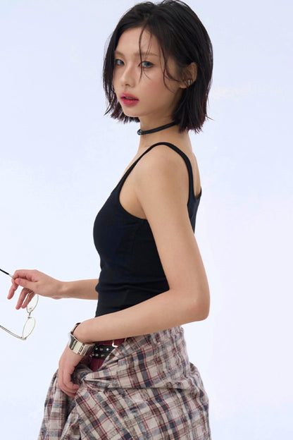 Slim-cut Stretch Tank Top