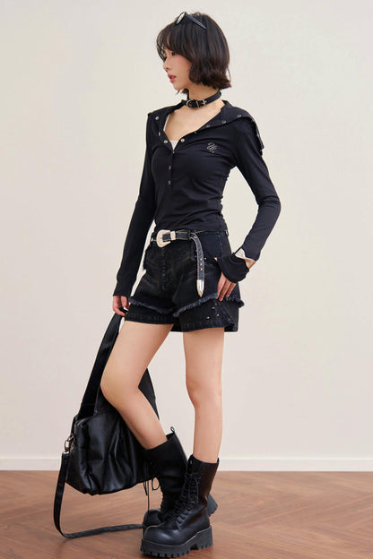 Rock-Symphony-Jeansshorts