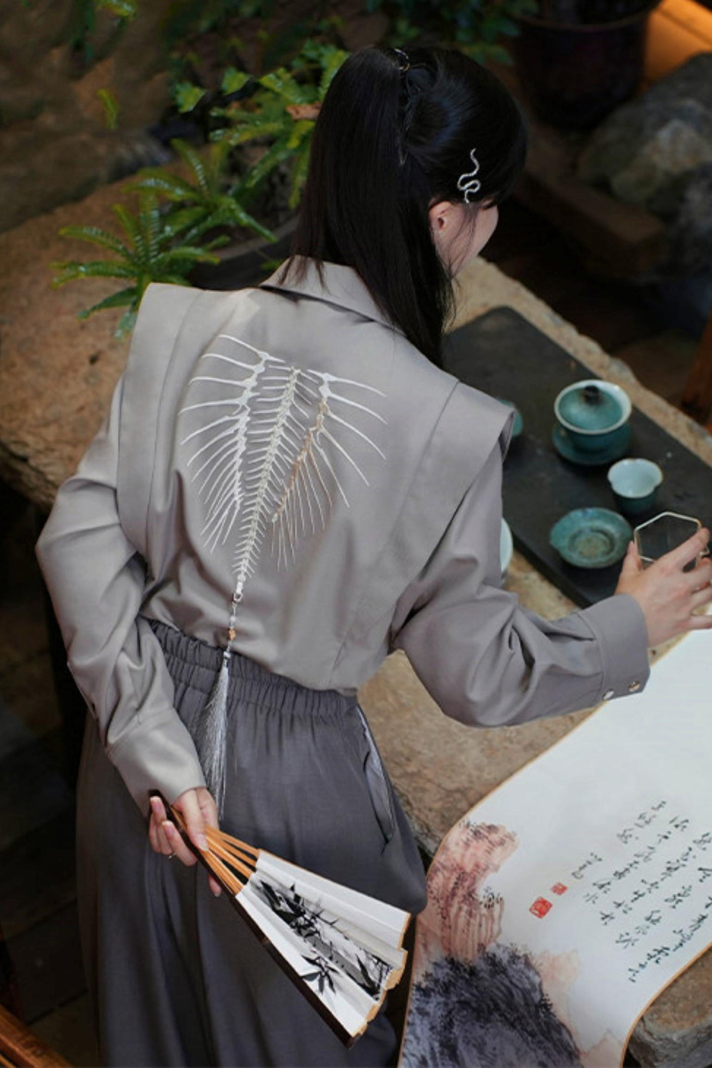 Snake Bone Prince Blouse