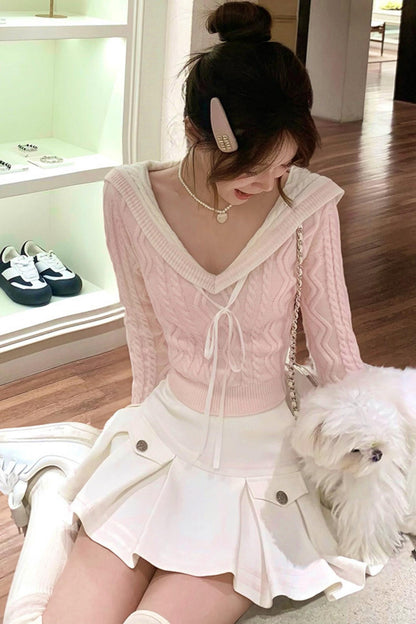 Sweet Sailor Knit + Skirt