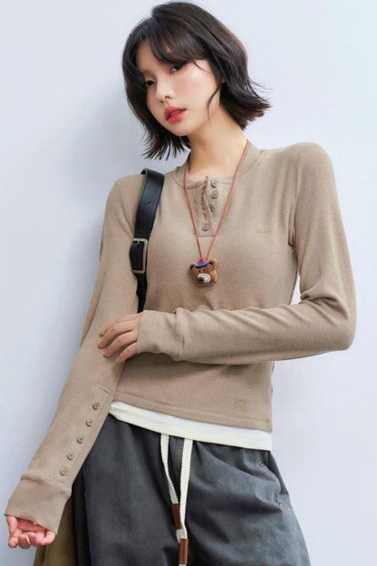 Soft long sleeve tops