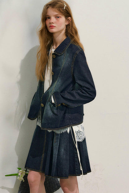 러브 다이어리 데님 재킷 + 스커트