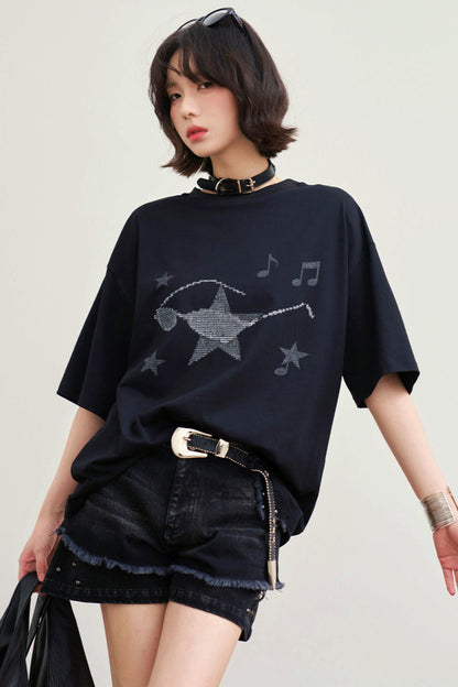 Gravity Museum Printed Top