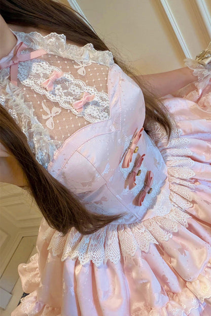 Romantic Pink Princess Dress (Pre-order)