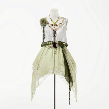 スウィートリゾートスタイルロリータサンドレスセット