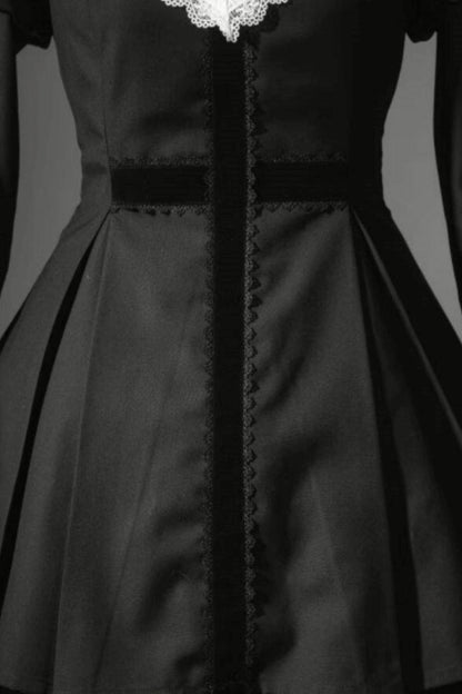[Vorbestellung] Gothic White Night Kleid + Accessoires