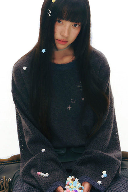 シックスポイントスターニットセーター