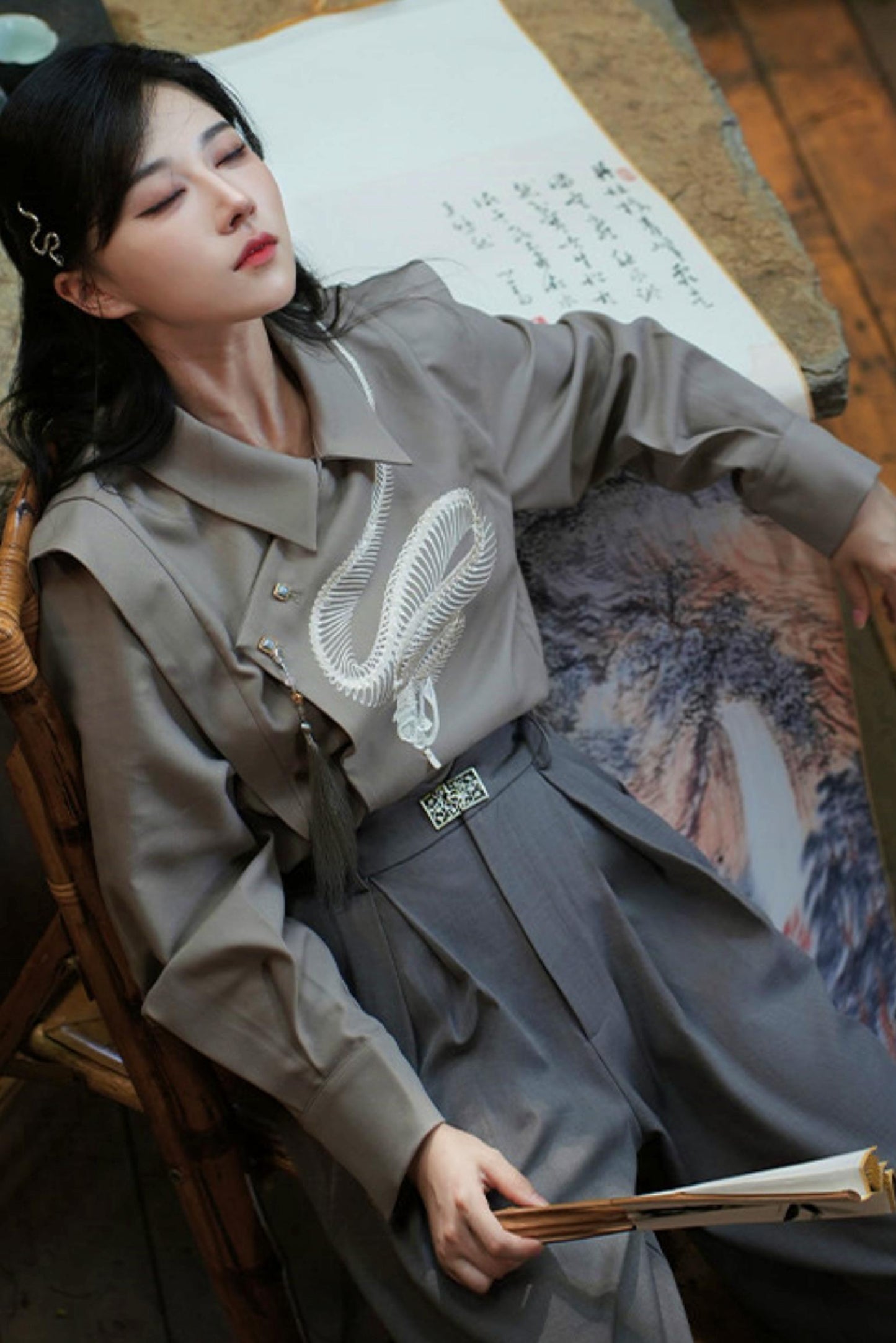 Snake Bone Prince Blouse