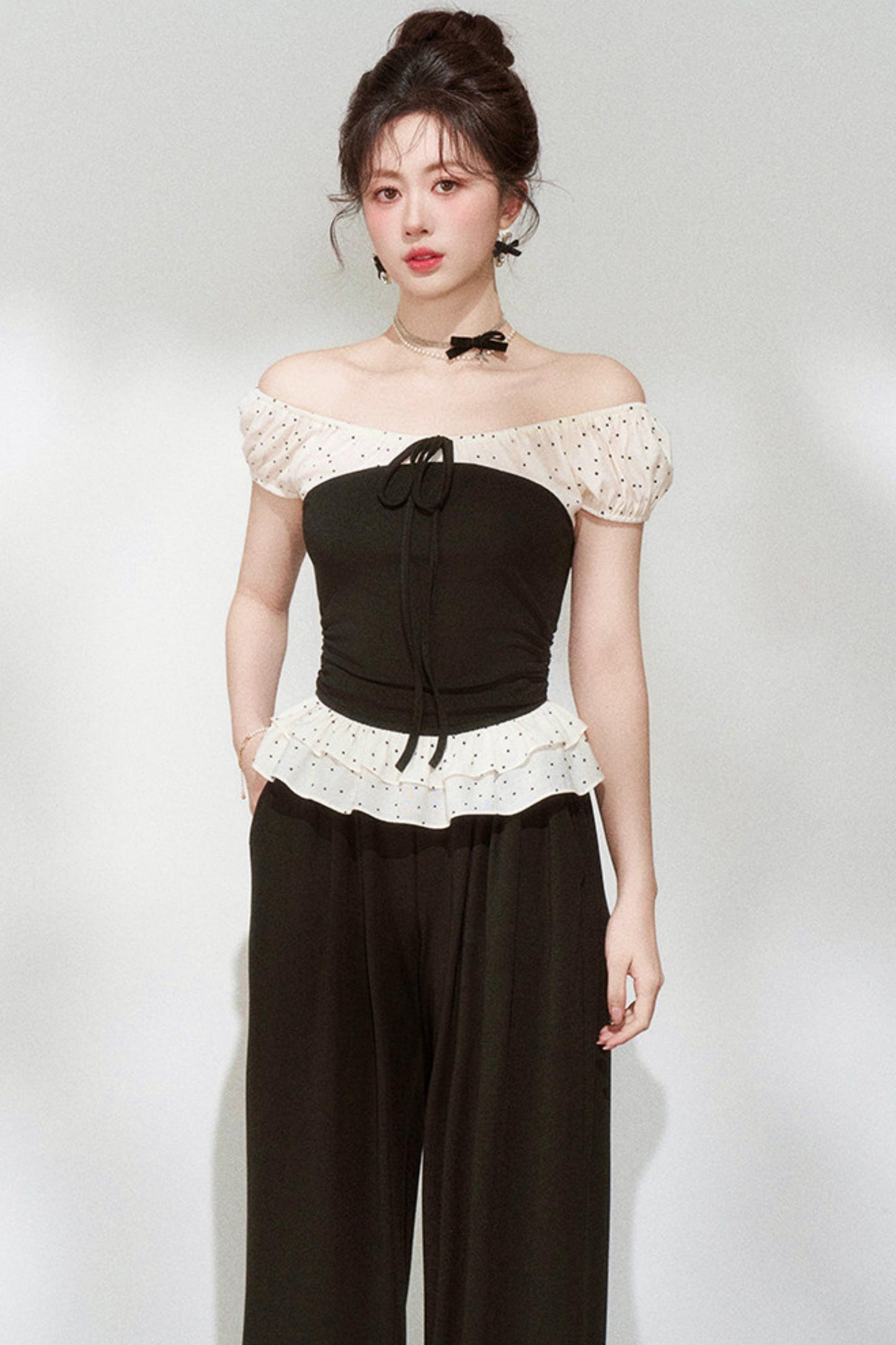 Off-Shoulder Top + Pants