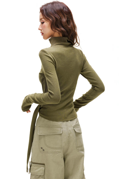 タートルネックヒーティングトップス