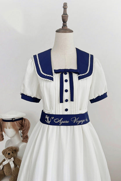 Classic Marine Lolita Dress + Accessories