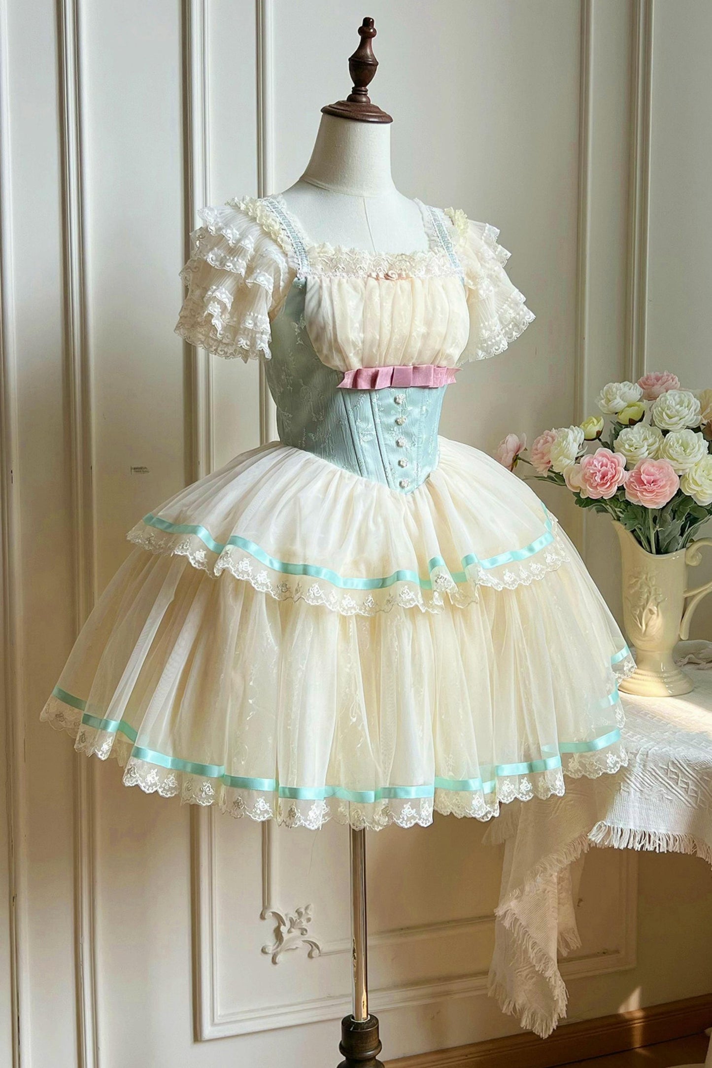 透けフリルお姫様トップス