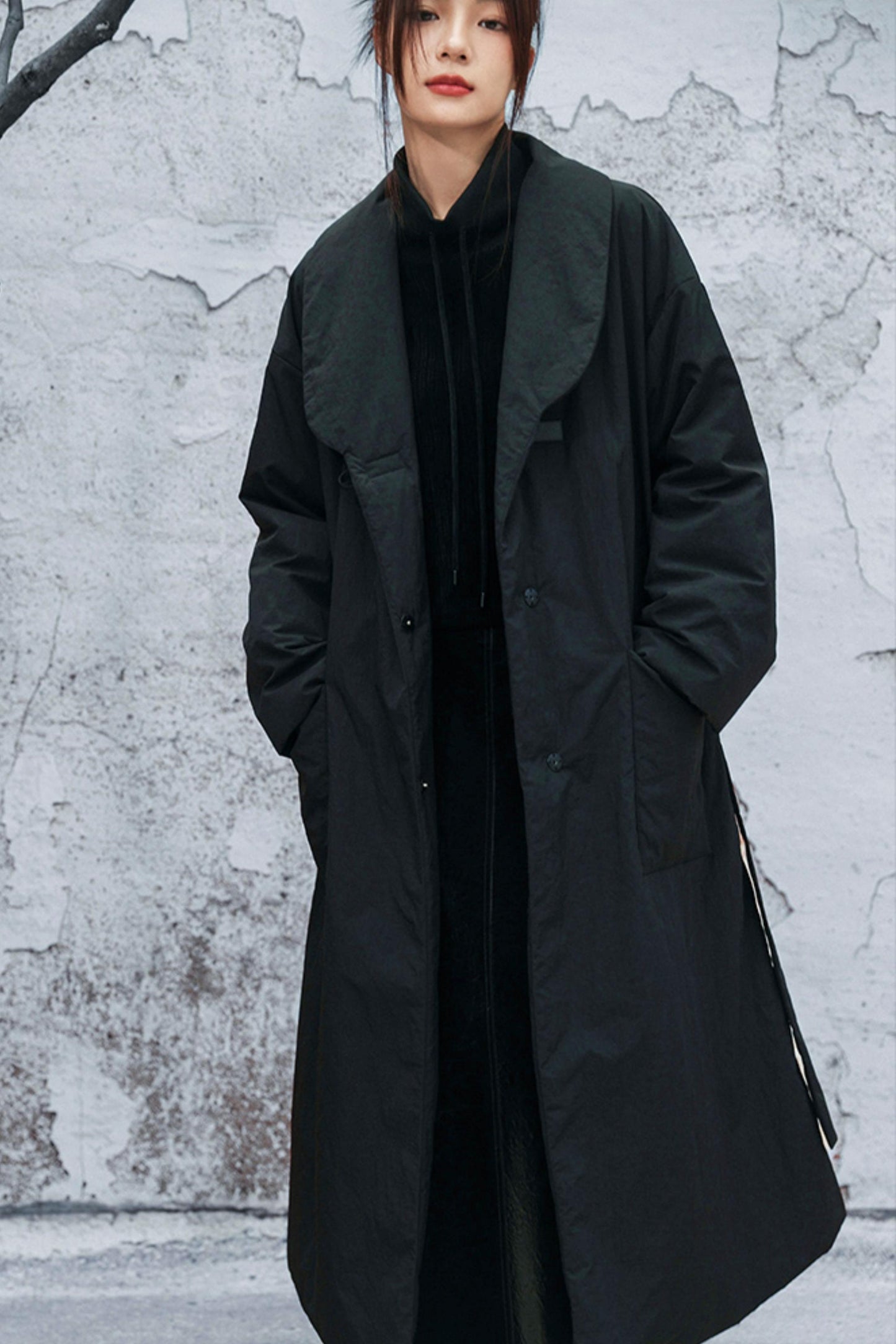 ダークモードハイネックトップス