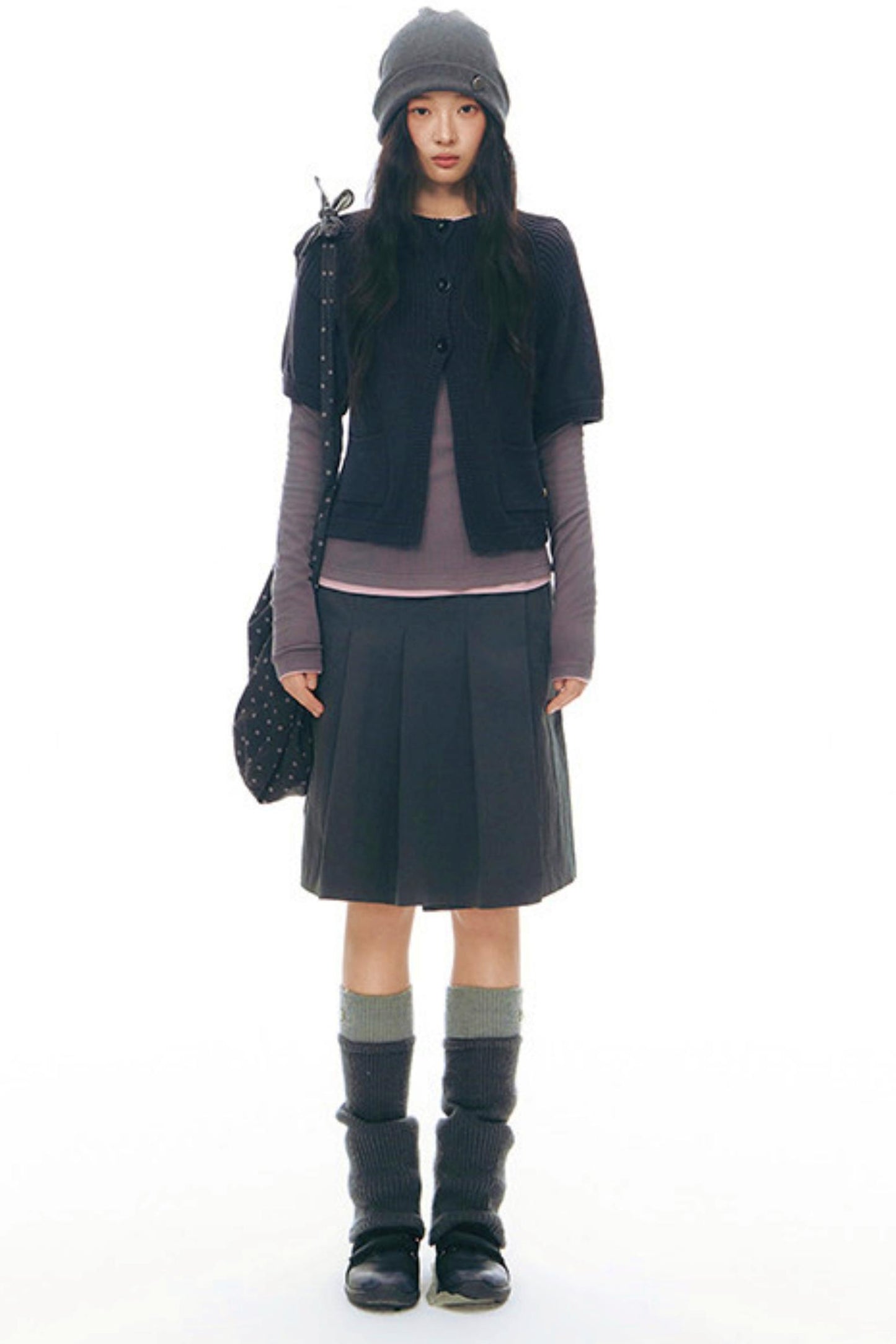 Y2Kニットカーディガン