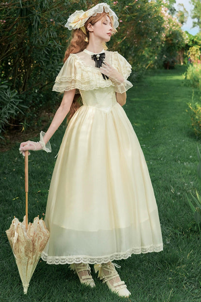 ツインエドワードカラーロリータドレス