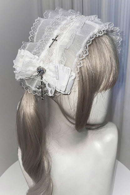 Gothic Young Lady Lace Dress + Accessories