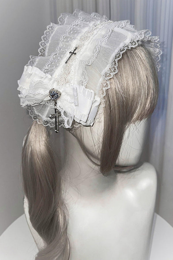 Gothic Young Lady Lace Dress + Accessories
