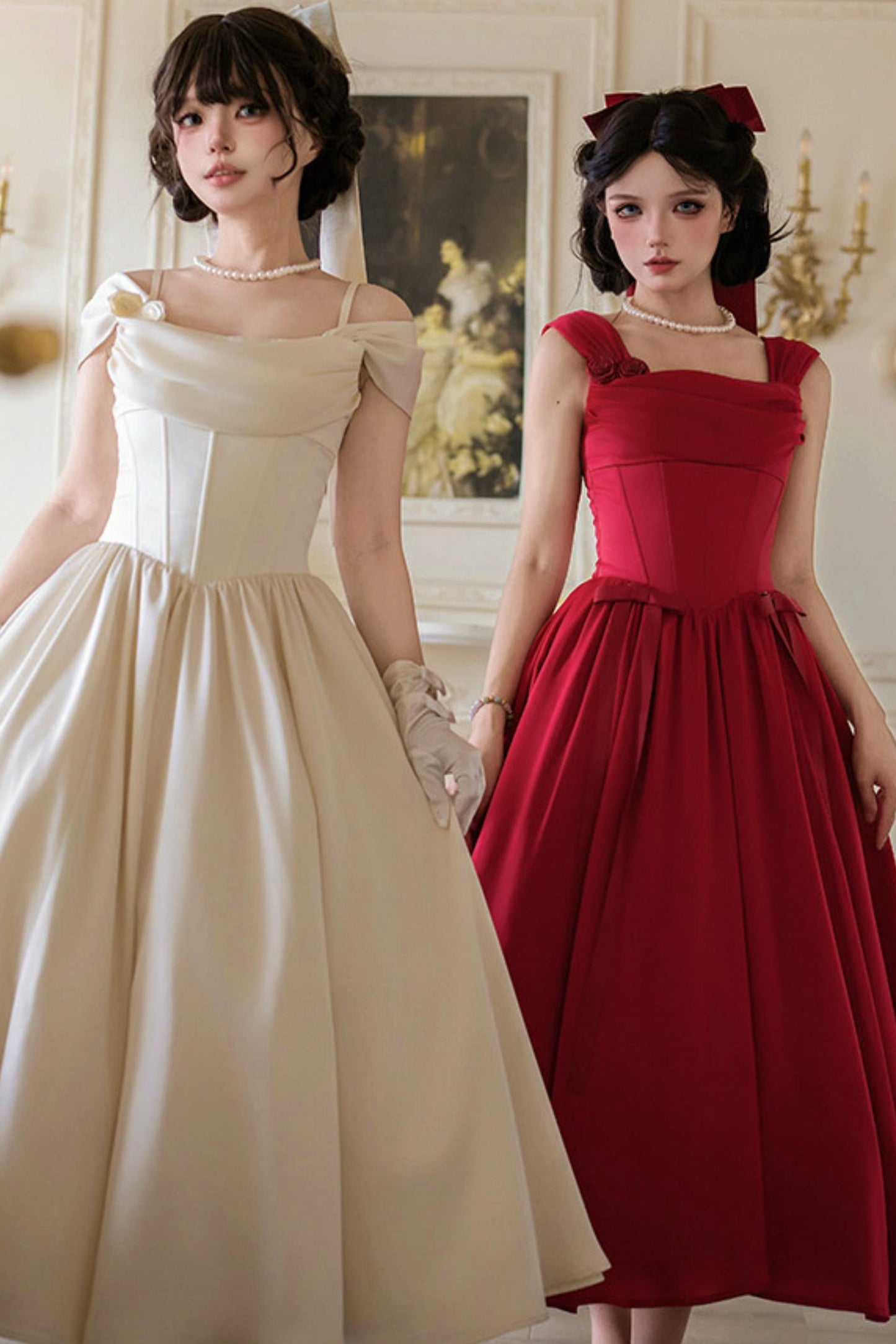 Retro Classic Waisted Dress + Accessories