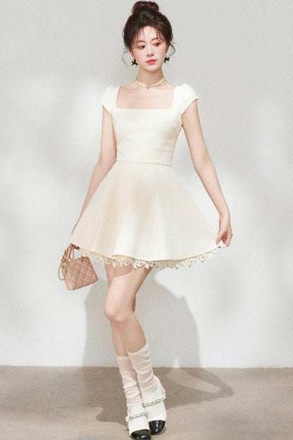 Lace Patchwork Sweet Dress