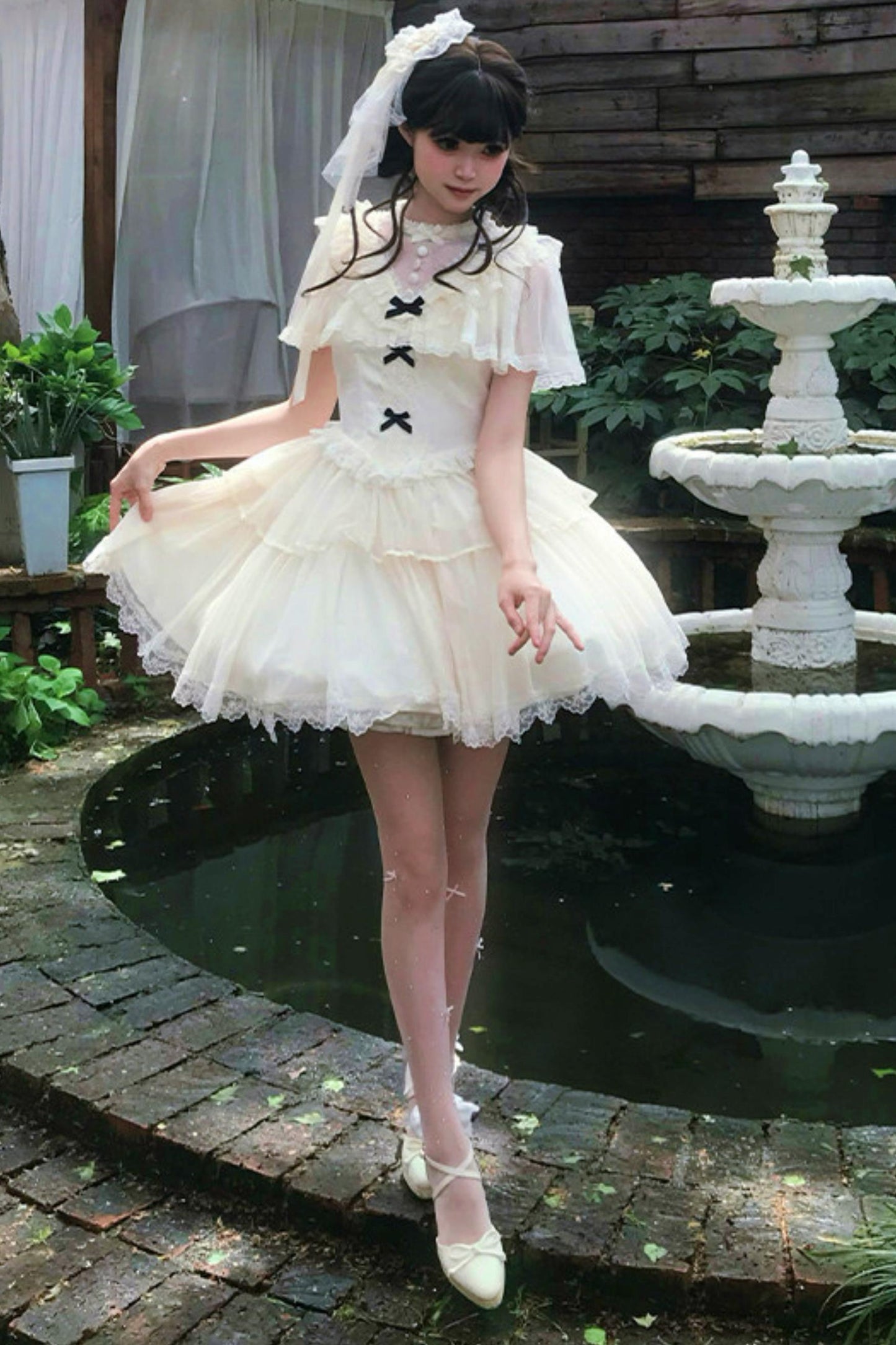 [Pre-Order] White Princess Dress + Accessories
