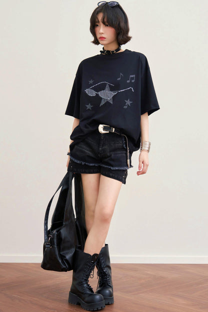 Gravity Museum Printed Top