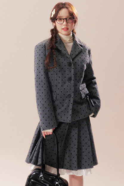 Soft A-line Riverside Pleated Skirt