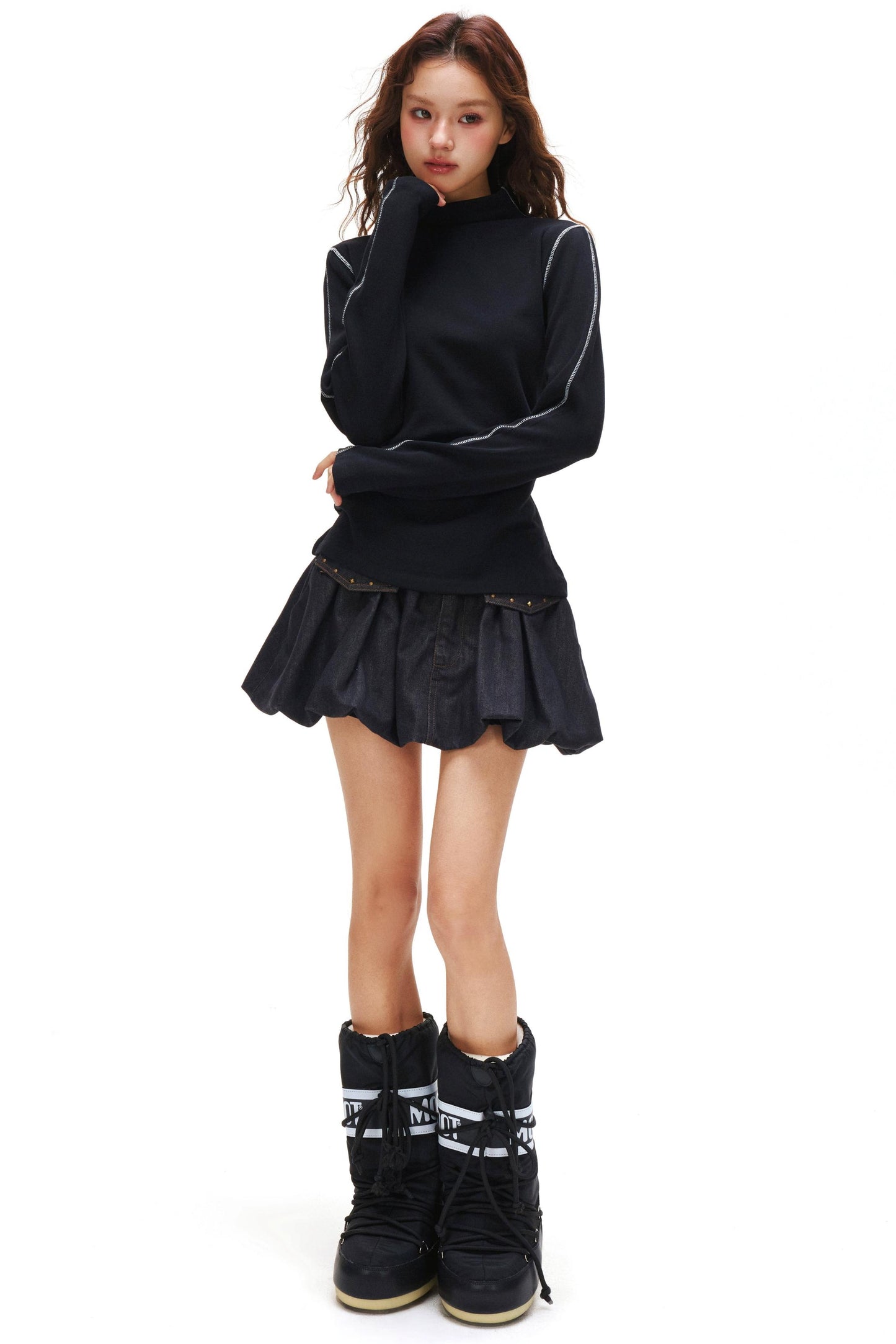 Floral Bad Balloon Skirt