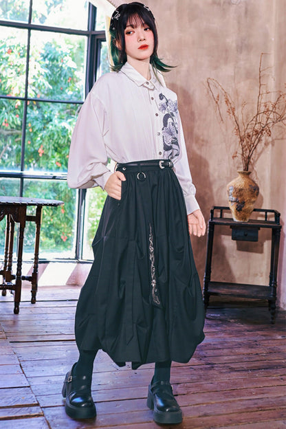 Dark Realm Chiffon Blouse