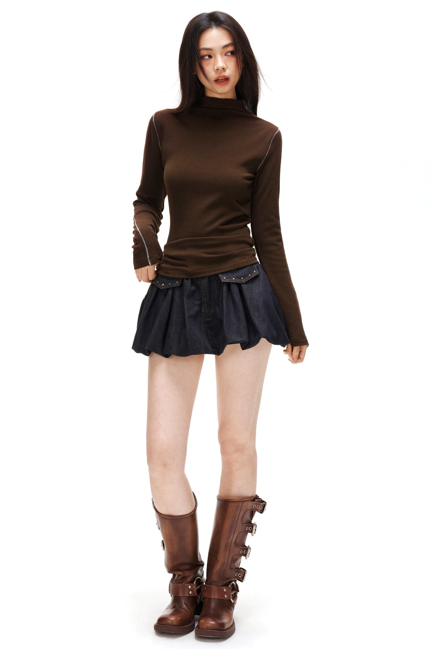 Floral Bad Balloon Skirt