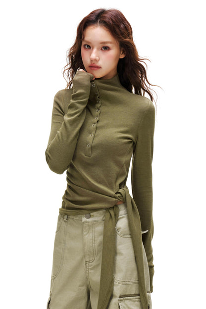 タートルネックヒーティングトップス