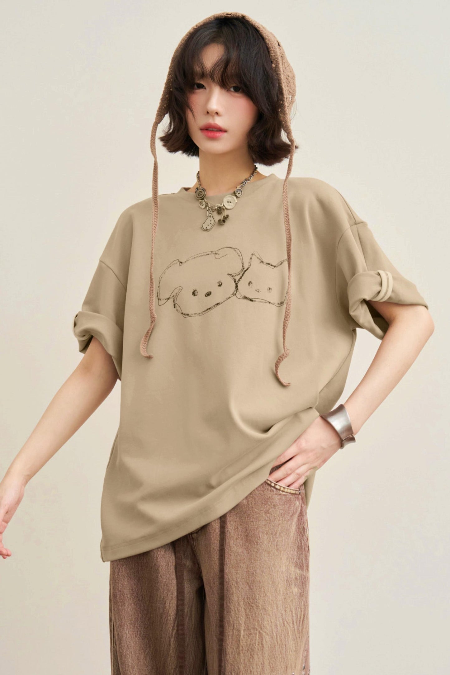 Animal Sweet Loose Top