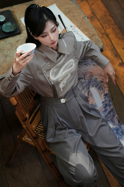 Snake Bone Prince Blouse