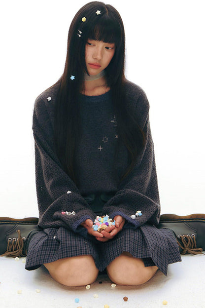 シックスポイントスターニットセーター