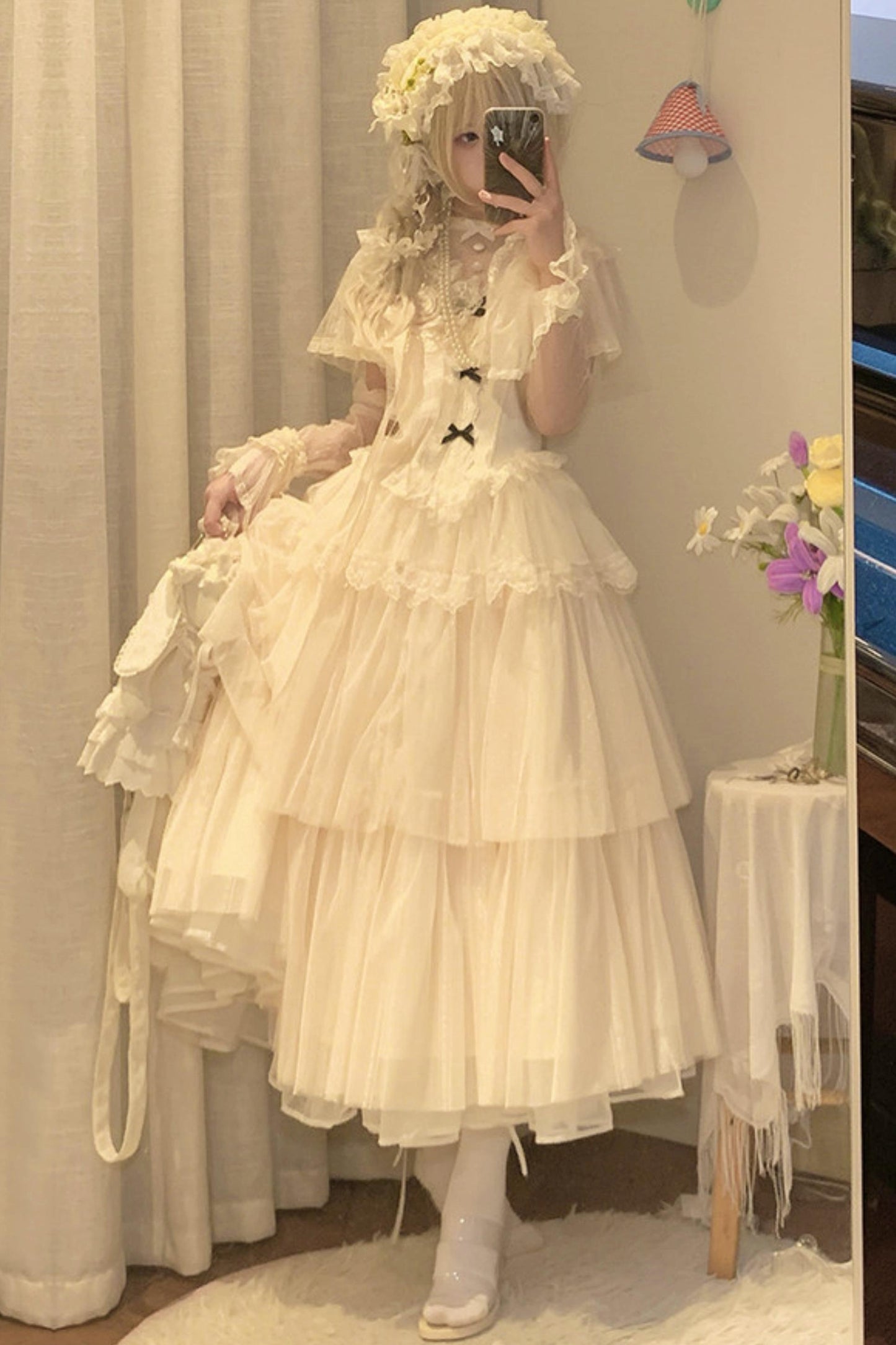 [Pre-Order] White Princess Dress + Accessories