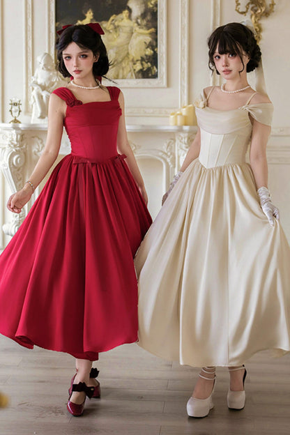 Retro Classic Waisted Dress + Accessories