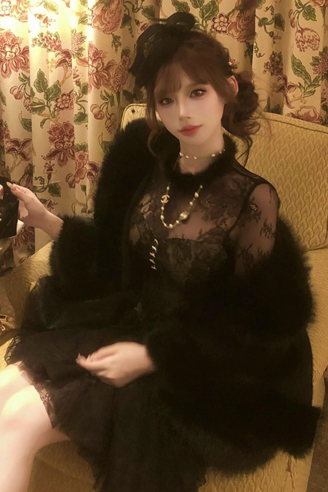 フレンチエレガンスフィッシュテールドレス