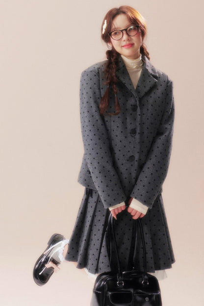 Soft A-line Riverside Pleated Skirt